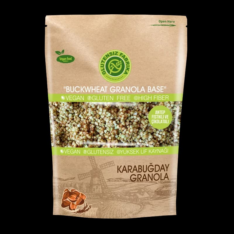 Antep Fıstıklı ve Çikolatalı Yulaf & Karabuğday Granola