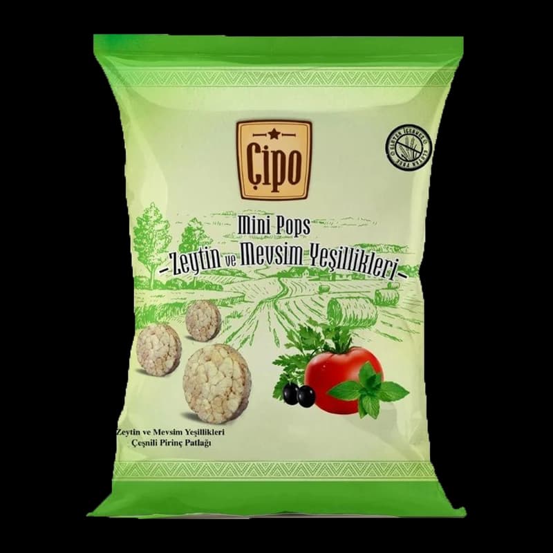 ÇİPO Zeytin ve Mevsim Yeşillikleri Çeşnili Pirinç Patlağı