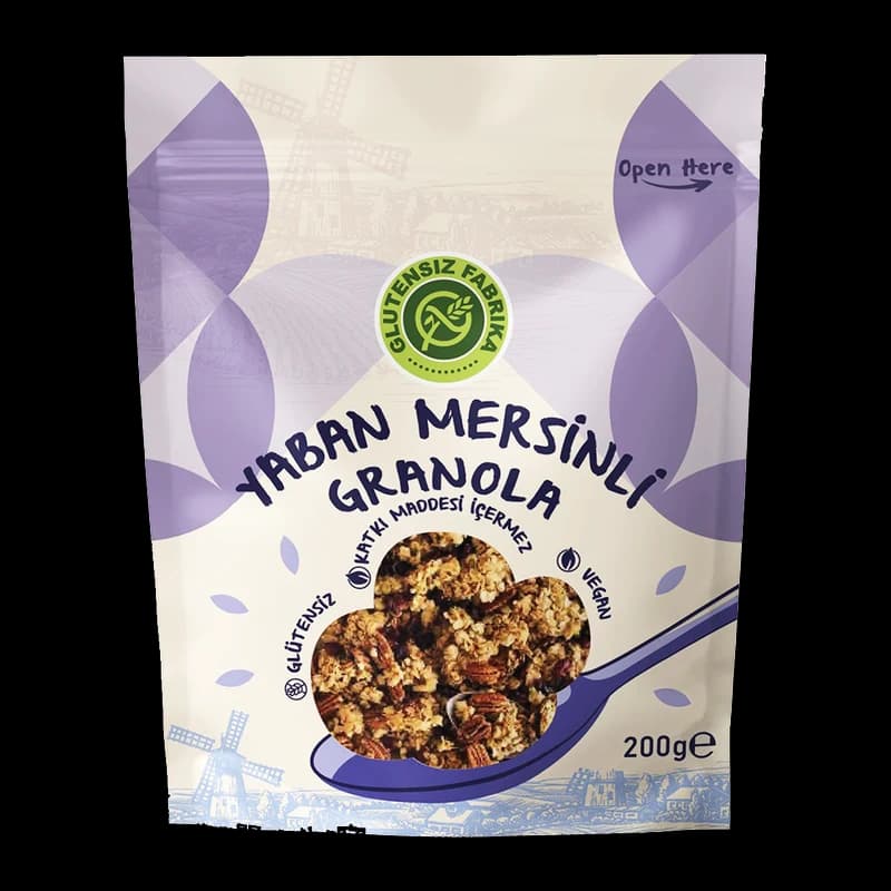 Yaban Mersinli Granola